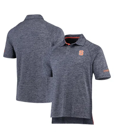 Colosseum Men's  Heathered Navy Syracuse Orange Down Swing Polo Shirt
