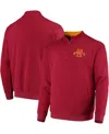 Colosseum Men's  Iowa State Cyclones Tortugas Team Logo Quarter-zip Jacket In Cardinal