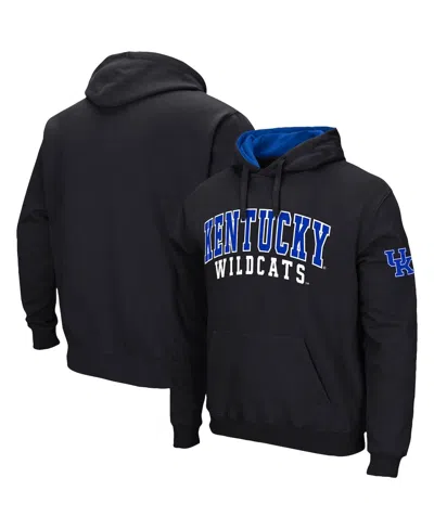 Colosseum Men's  Kentucky Wildcats Double Arch Pullover Hoodie In Black