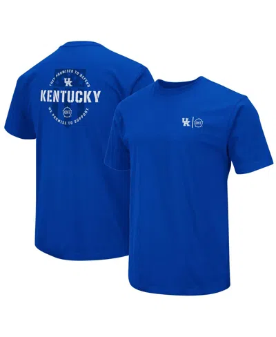 Colosseum Men's  Kentucky Wildcats Oht Military-inspired Appreciation T-shirt In Royal