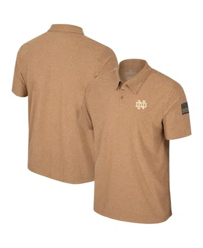 Colosseum Men's  Khaki Notre Dame Fighting Irish Oht Military-inspired Appreciation Cloud Jersey Dese