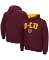 Colosseum Men's  Maroon Bethune-cookman Wildcats Arch & Logo Pullover Hoodie In Maroon