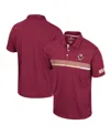 Colosseum Men's  Maroon Boston College Eagles No Problemo Polo Shirt In Maroon