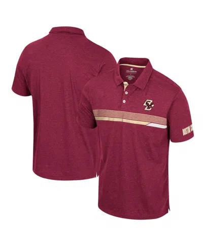 Colosseum Men's  Maroon Boston College Eagles No Problemo Polo Shirt