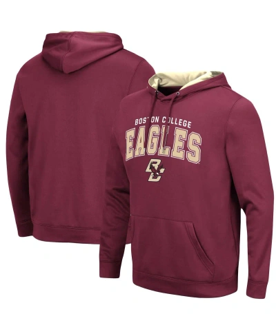 Colosseum Men's  Maroon Boston College Eagles Resistance Pullover Hoodie