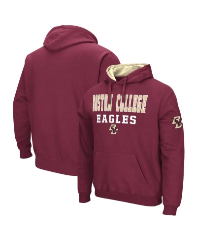 Colosseum Men's  Maroon Boston College Eagles Sunrise Pullover Hoodie