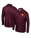Colosseum Men's  Maroon Minnesota Golden Gophers Carson Raglan Quarter-zip Jacket In Maroon