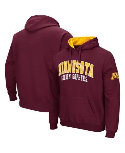 Colosseum Men's  Maroon Minnesota Golden Gophers Double Arch Pullover Hoodie