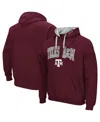 Colosseum Men's  Maroon Texas A&m Aggies Big And Tall Arch & Logo 2.0 Pullover Hoodie In Maroon