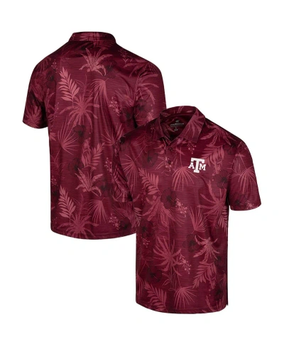 Colosseum Men's  Maroon Texas A&m Aggies Big And Tall Palms Polo Shirt