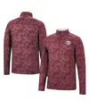 Colosseum Men's  Maroon Texas A&m Aggies Tivo Quarter-zip Jacket In Maroon