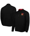 Colosseum Black Maryland Terrapins Tortugas Quarter-zip Sweatshirt In Black
