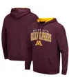 Colosseum Men's  Minnesota Golden Gophers Resistance Pullover Hoodie In Maroon