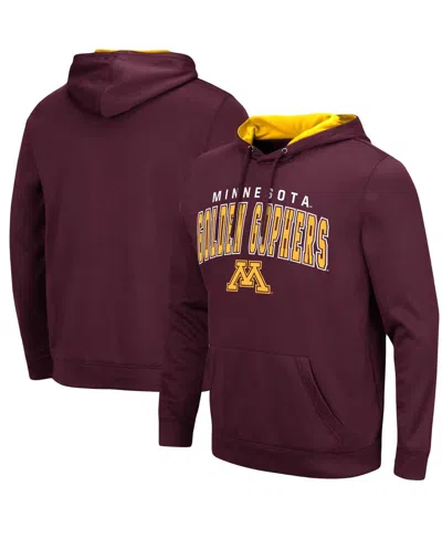 Colosseum Men's  Minnesota Golden Gophers Resistance Pullover Hoodie In Maroon