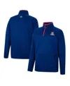 Colosseum Navy Arizona Wildcats Rebound Quarter-snap Jacket In Navy