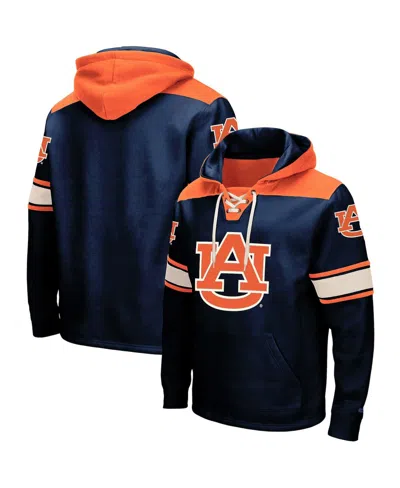 Colosseum Men's  Navy Auburn Tigers 2.0 Lace-up Hoodie