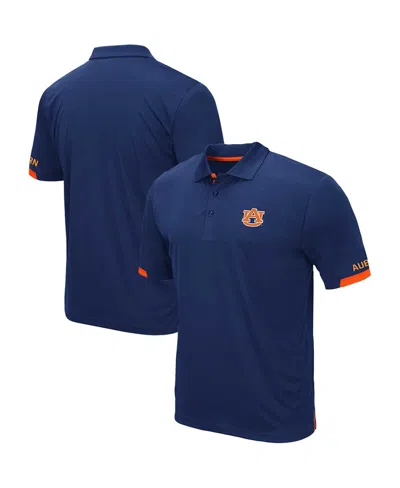 Colosseum Men's  Navy Auburn Tigers Big And Tall Santry Polo Shirt