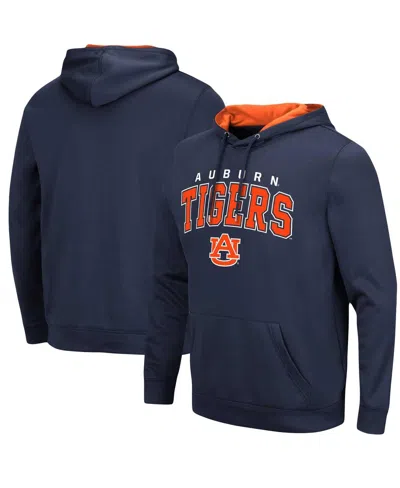 Colosseum Men's  Navy Auburn Tigers Resistance Pullover Hoodie