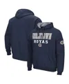 Colosseum Men's  Navy Georgetown Hoyas Sunrise Pullover Hoodie In Navy