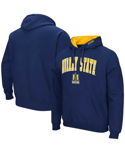 Colosseum Men's  Navy Murray St. Racers Arch & Logo Pullover Hoodie In Blue