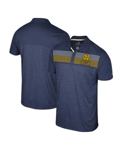 Colosseum Men's  Navy Notre Dame Fighting Irish Big And Tall Langmore Polo Shirt