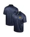 Colosseum Men's  Navy Notre Dame Fighting Irish Honeycomb Raglan Polo Shirt In Navy