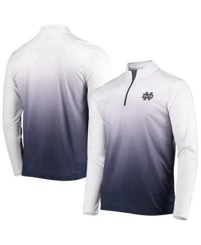 Colosseum Men's  Navy Notre Dame Fighting Irish Team Magic Quarter-zip Jacket
