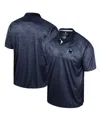 Colosseum Men's  Navy Penn State Nittany Lions Honeycomb Raglan Polo Shirt In Navy