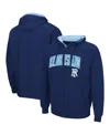 Colosseum Men's  Navy Rhode Island Rams Arch And Logo 3.0 Full-zip Hoodie In Navy