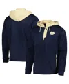 Colosseum Men's  Notre Dame Fighting Irish Luge 3.0 Quarter-zip Hoodie In Navy