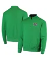 Colosseum Men's Notre Dame Fighting Irish Half-zip Hoodie In Green