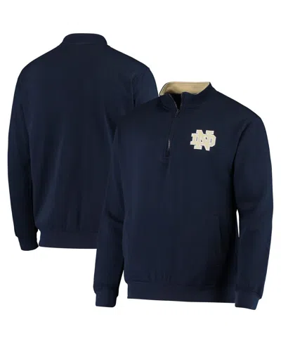 Colosseum Men's  Notre Dame Fighting Irish Tortugas Logo Quarter-zip Jacket In Navy