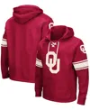Colosseum Men's Crimson Oklahoma Sooners 2.0 Lace-up Pullover Hoodie In Crimson