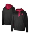Colosseum Men's  Oklahoma Sooners Luge 3.0 Quarter-zip Hoodie In Black