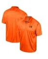 Colosseum Men's  Orange Miami Hurricanes Honeycomb Raglan Polo Shirt In Orange