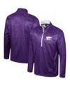 Colosseum Purple Kansas State Wildcats The Machine Half-zip Jacket In Purple