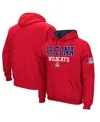 Colosseum Men's  Red Arizona Wildcats Sunrise Pullover Hoodie In Red