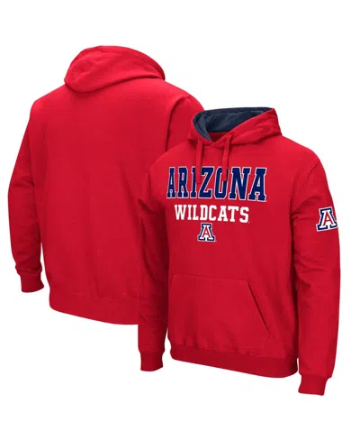 Colosseum Men's  Red Arizona Wildcats Sunrise Pullover Hoodie