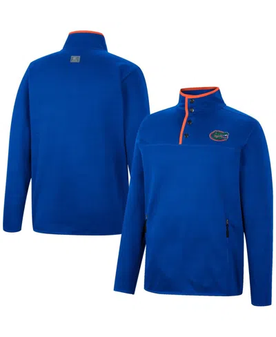 Colosseum Men's  Royal Florida Gators Rebound Quarter-snap Jacket In Blue