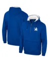 Colosseum Men's  Royal Kentucky Wildcats Half-zip Hoodie In Royal