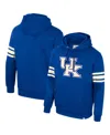 Colosseum Men's  Royal Kentucky Wildcats Saluting Pullover Hoodie In Royal