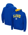 Colosseum Men's  Royal San Jose State Spartans Arch And Logo Pullover Hoodie In Royal