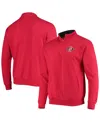 Colosseum Men's  San Diego State Aztecs Tortugas Logo Quarter-zip Jacket In Red
