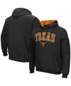 Colosseum Men's  Texas Longhorns Arch & Team Logo 3.0 Pullover Hoodie In Black