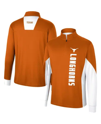 Colosseum Men's  Texas Orange Texas Longhorns Bart Quarter-zip Windshirt