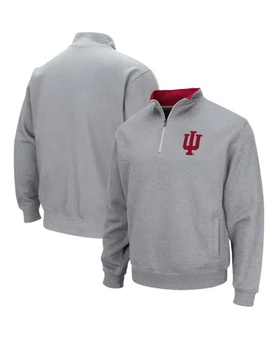 COLOSSEUM MEN'S COLOSSEUM INDIANA HOOSIERS TORTUGAS LOGO QUARTER-ZIP JACKET