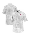 Colosseum Men's  White Oklahoma Sooners Realtree Aspect Charter Full-button Fishing Shirt In White