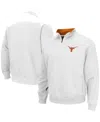 Colosseum Men's  White Texas Longhorns Tortugas Quarter-zip Sweatshirt In White