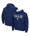 Colosseum Men's Yale Bulldogs Arch And Logo Pullover Hoodie In Navy