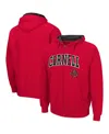 Colosseum Men's Cornell Big Red Arch Logo 3.0 Full-zip Hoodie In Red
